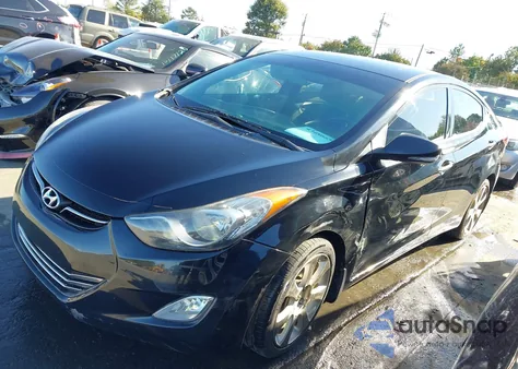 2013 Hyundai Elantra Limited from USA, damaged, VIN 5NPDH4AEXDH277534